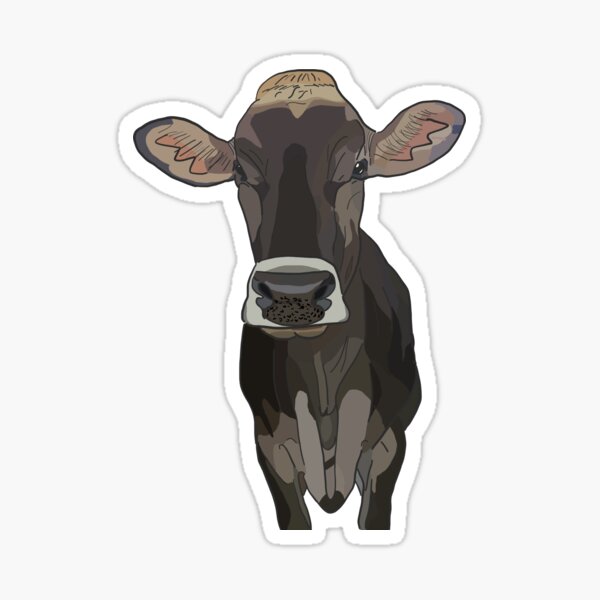 Sticker: Schweizer Kuh