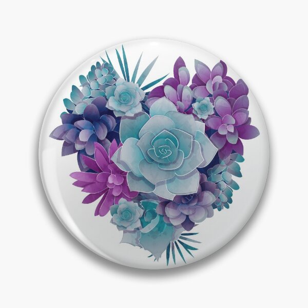 Succulent Love II Pin