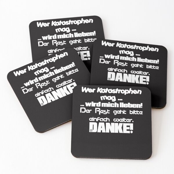 Artikelvorschau, Wer Katastrophen mag wird mich lieben Der Rest geht einfach weiter DANKE entworfen und verkauft von crazy-s-factory.