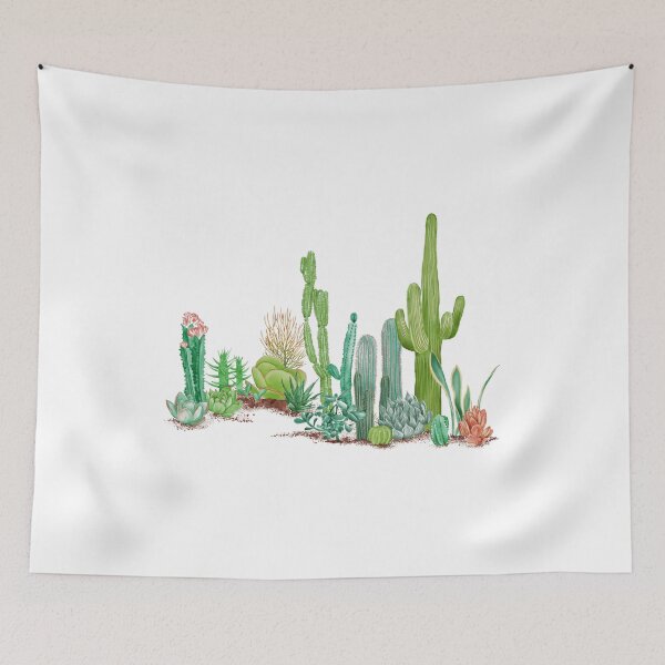 Item preview, Watercolor Illustration of Some Desert Plants designed and sold by iswenyi.