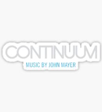 John Mayer Continuum Sticker