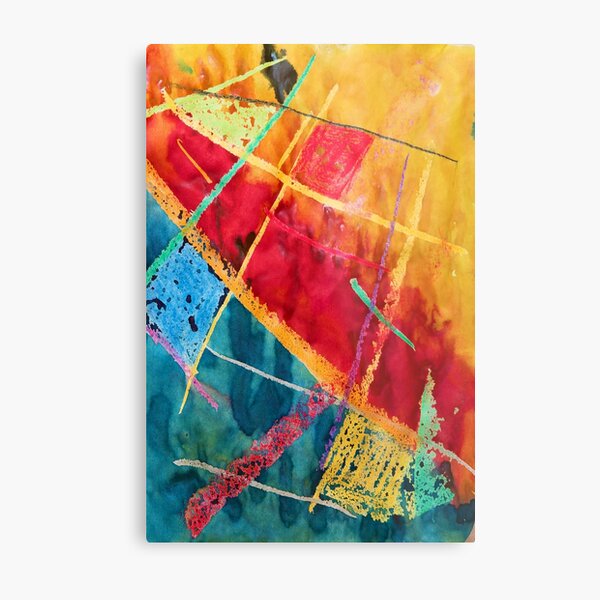 Item preview, Abstract Colorful Perspective Lines Red Orange Blue designed and sold by allhistory.