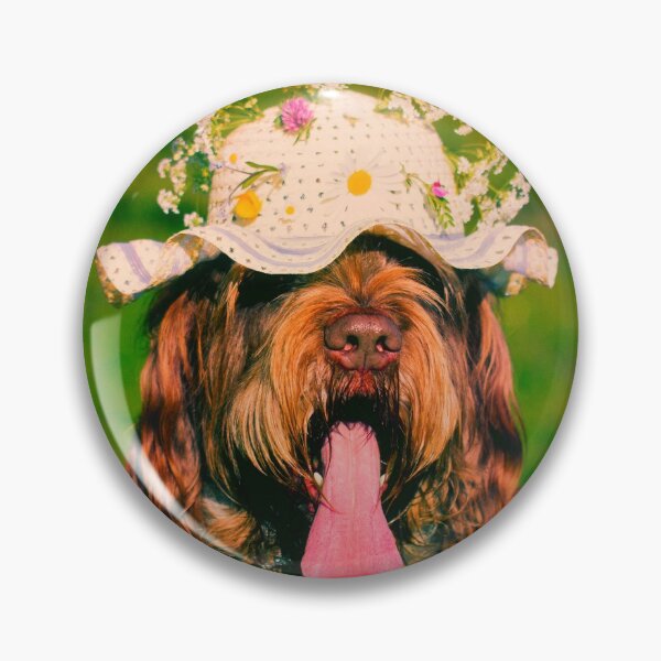 Item preview, Summer afternoon at a picnic Spinone designed and sold by FOLK ART FUSION.
