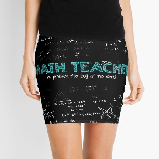 Math Teacher (no problem too big or too small) Mini Skirt
