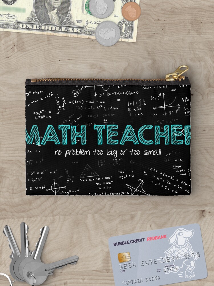 Math Teacher (no problem too big or too small) - blue | Leggings