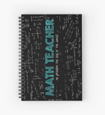 Math Teacher (no problem too big or too small) Spiral Notebook