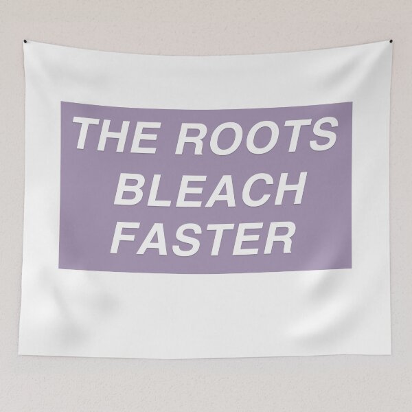 Item preview, The Roots Bleach Faster - Hairdresser Meme in Lavender designed and sold by lalexguez.