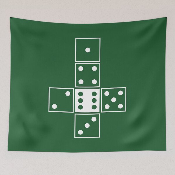 Item preview, Green Unrolled D6 designed and sold by clarkstpress.