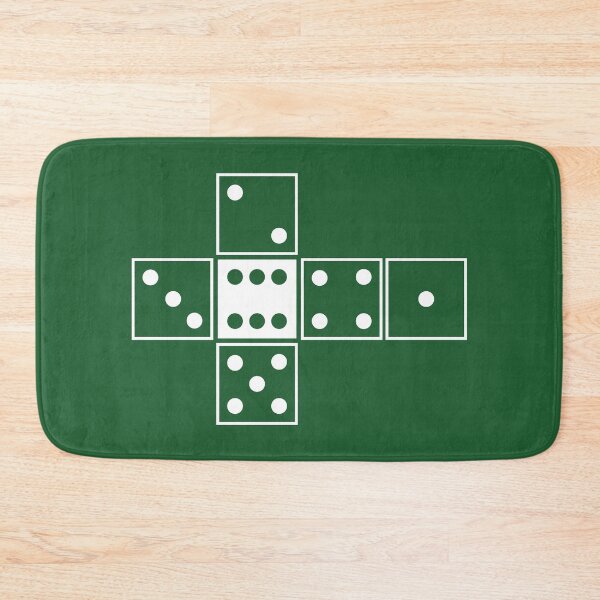 Item preview, Green Unrolled D6 designed and sold by clarkstpress.