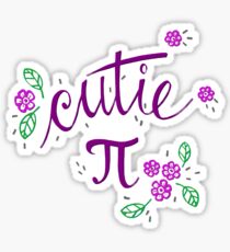 Cutie Pi (Purple) Sticker