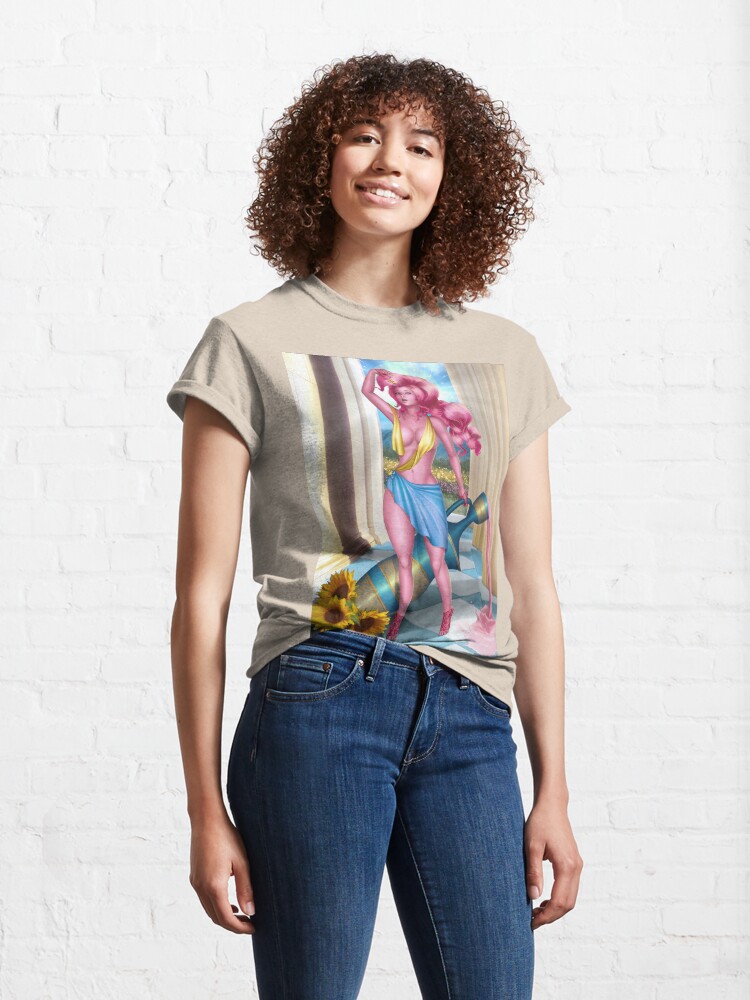 Alternate view of Goddess Of Happiness Greek Classic T-Shirt