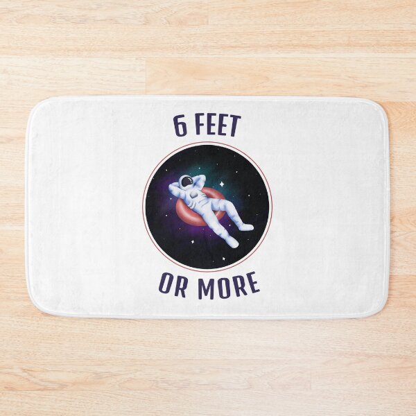Item preview, Astronaut Social Distancing, Give Me My Space, 6 Feet or More - White Background designed and sold by passiveisopod.
