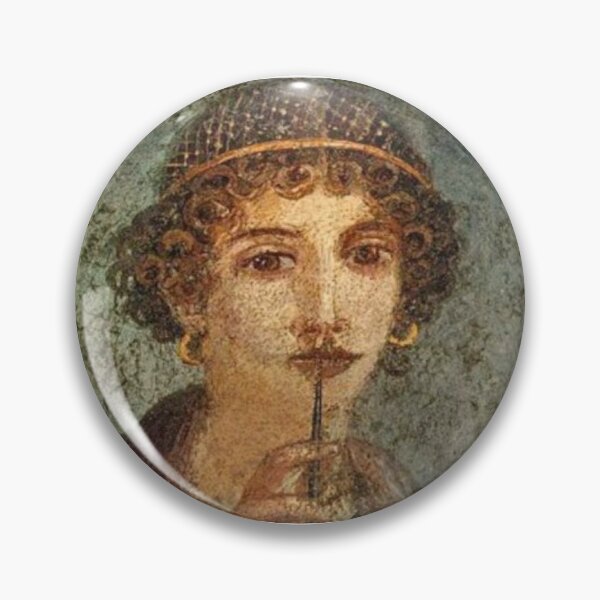 Item preview, Sappho of Lesbos (subtle pride merch) designed and sold by junimos.