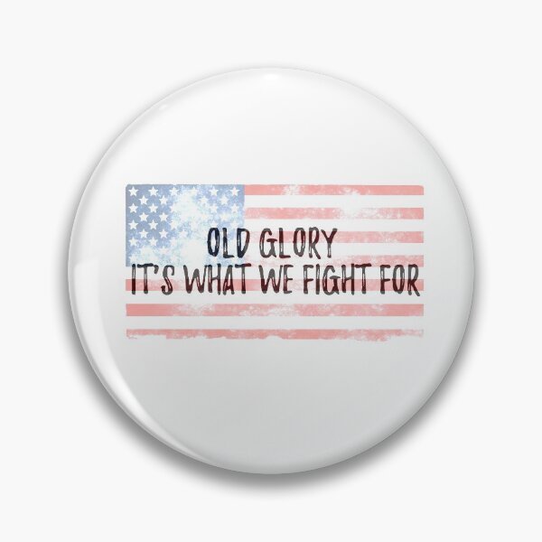 Item preview, Old Glory it's what we fight for // American Flag  designed and sold by Magnolia Designs .