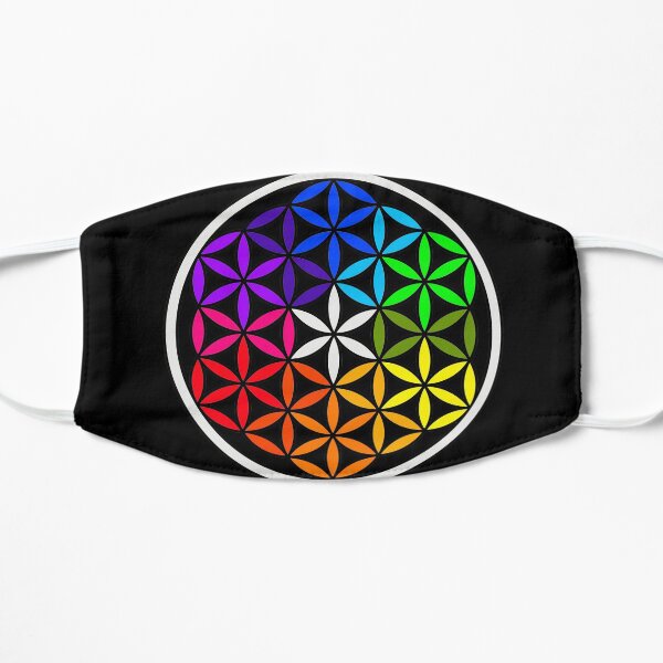 Secret flower of life colored Mask