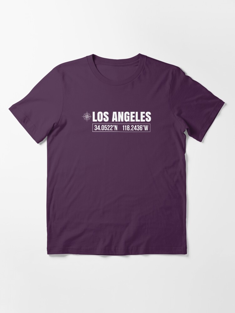 Los Angeles City GPS Coordinates Souvenir USA' Men's T-Shirt