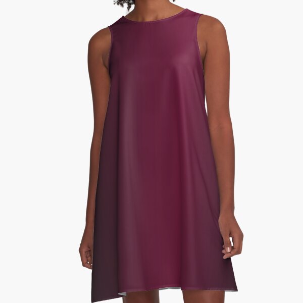 red to black ombre dress