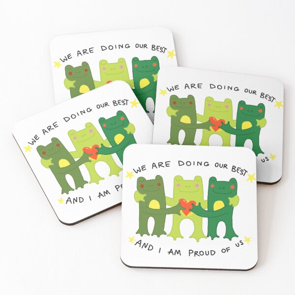 Artikelvorschau, "Wir geben unser Bestes" Froggies entworfen und verkauft von scribblefactory.