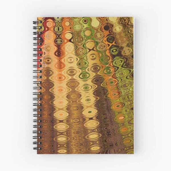 Item preview, Colorama red green dynamic abstract pattern designed and sold by Joie-et-Poesie.
