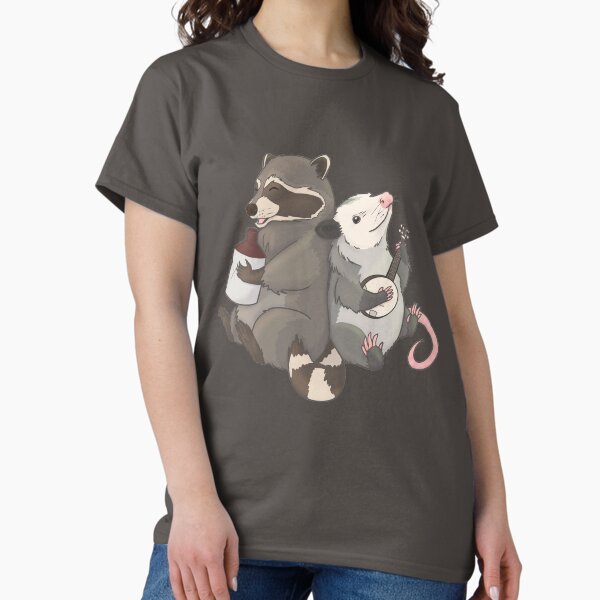 Item preview, Opossum and a Racoon playing instruments designed and sold by Mehu.