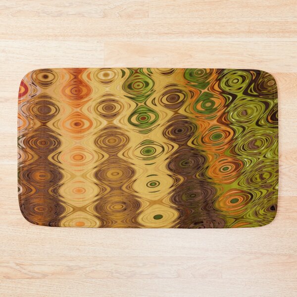 Item preview, Colorama red green dynamic abstract pattern designed and sold by Joie-et-Poesie.