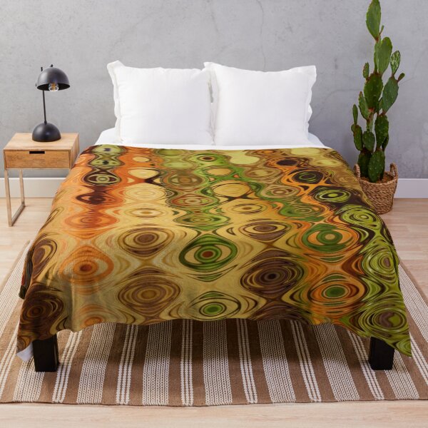 Item preview, Colorama red green dynamic abstract pattern designed and sold by Joie-et-Poesie.