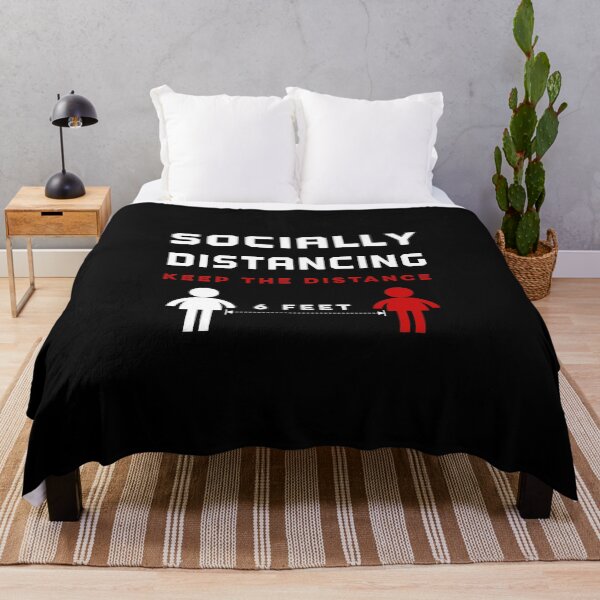 Item preview, social distancing keep the distance 6 feet away designed and sold by Drahmed.