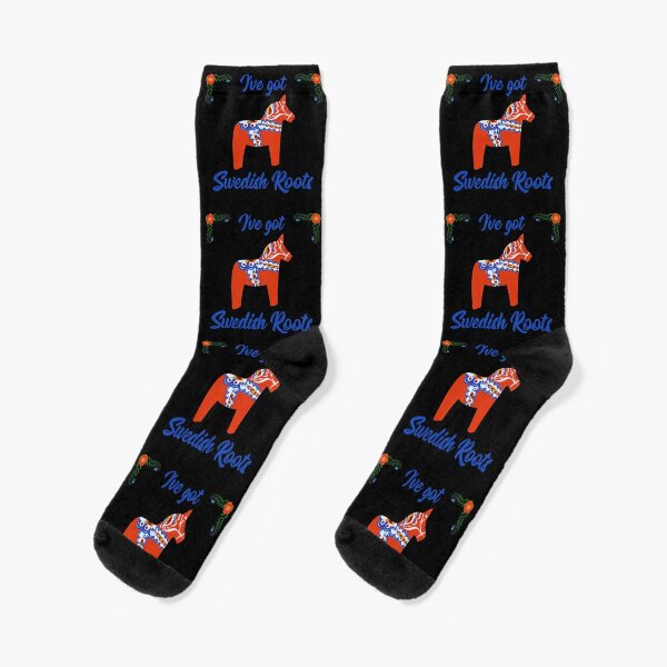 Dala Horse Socks