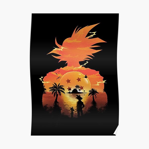 Dragon Ball Sunset Poster