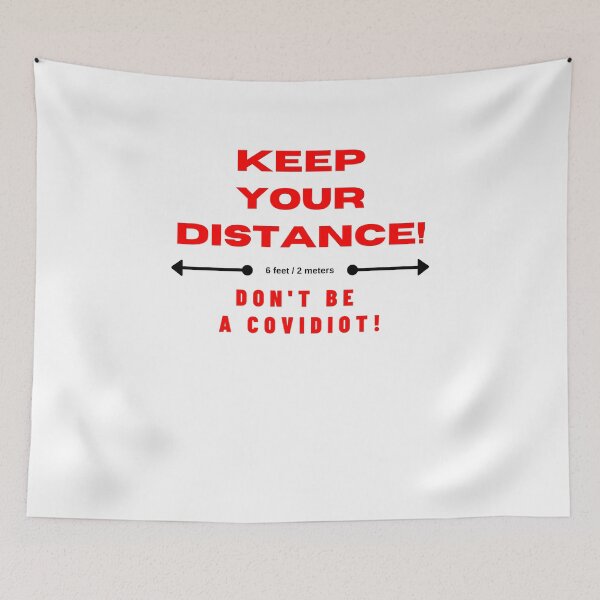 Item preview, Keep Your Distance  Covid 19 designed and sold by Larchar.
