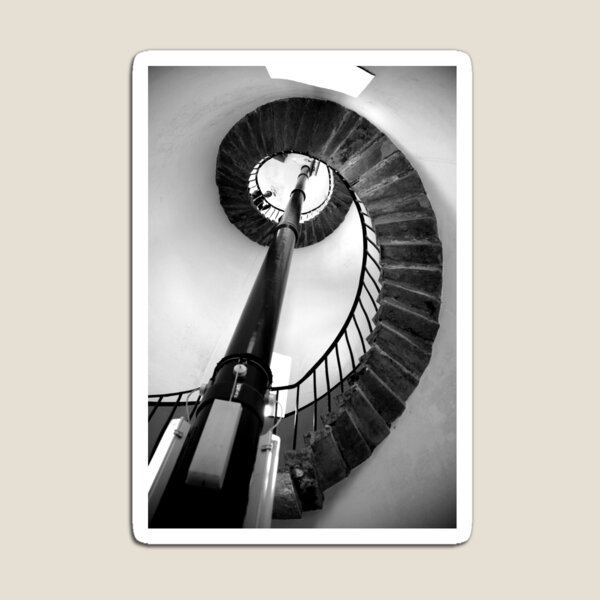 Inside South Stack Lighthouse. Magnet