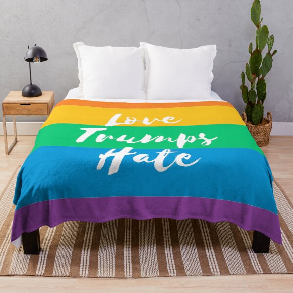 Item preview, Love Trumps Hate - Rainbow designed and sold by MightyFineGoods.