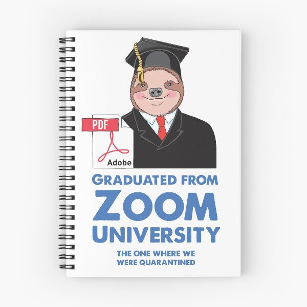 Item preview, Sloth Graduated from Zoom University  designed and sold by SuperrSunday.