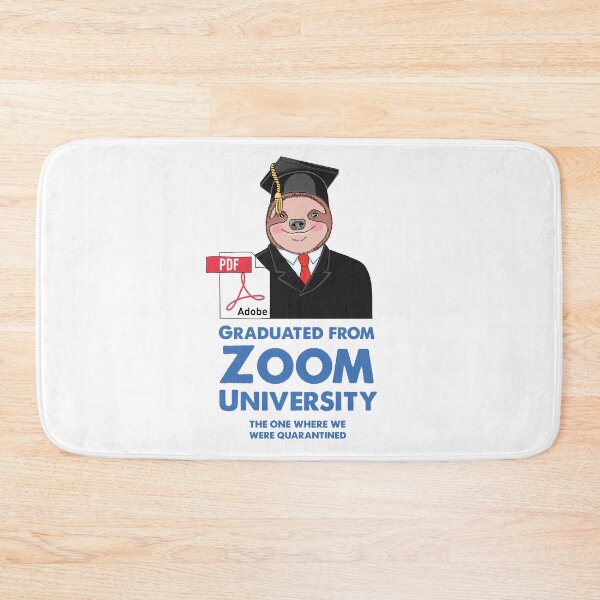 Item preview, Sloth Graduated from Zoom University  designed and sold by SuperrSunday.