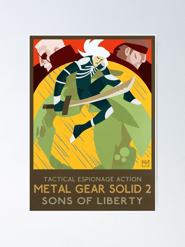 Metal Gear Solid 4 Poster Poster for Sale by PFCpatrickC