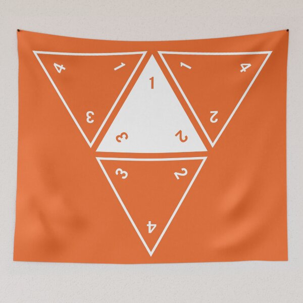 Item preview, Orange Unrolled D4 designed and sold by clarkstpress.