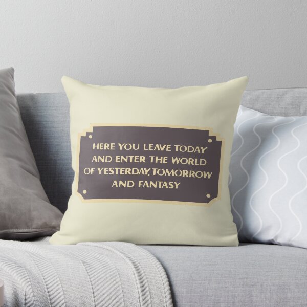 DL Entrance Plaque Throw Pillow