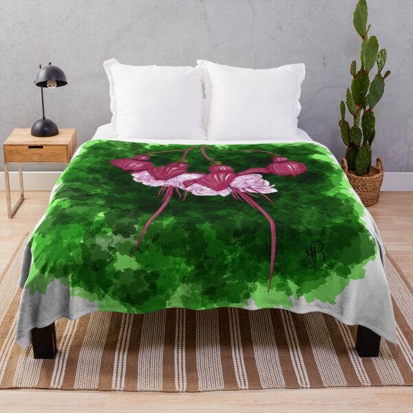 Item preview, Fuchsia Flower Semi Abstract designed and sold by ByJezie.