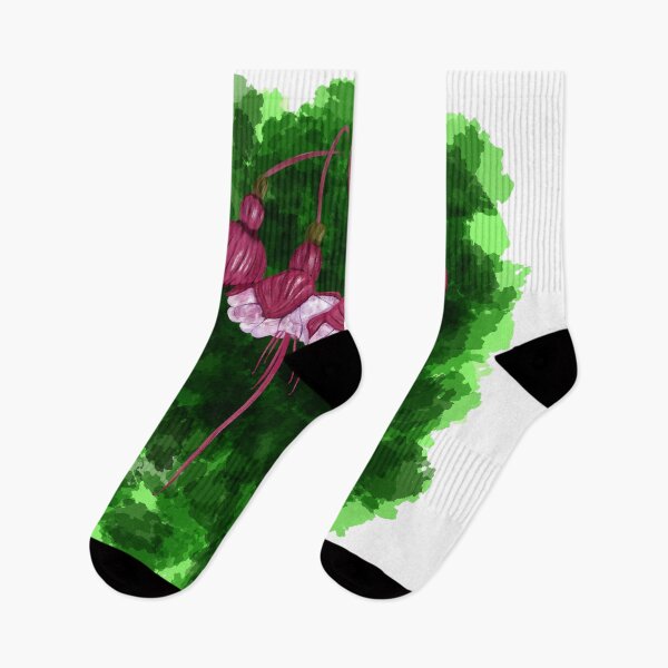 Item preview, Fuchsia Flower Semi Abstract designed and sold by ByJezie.