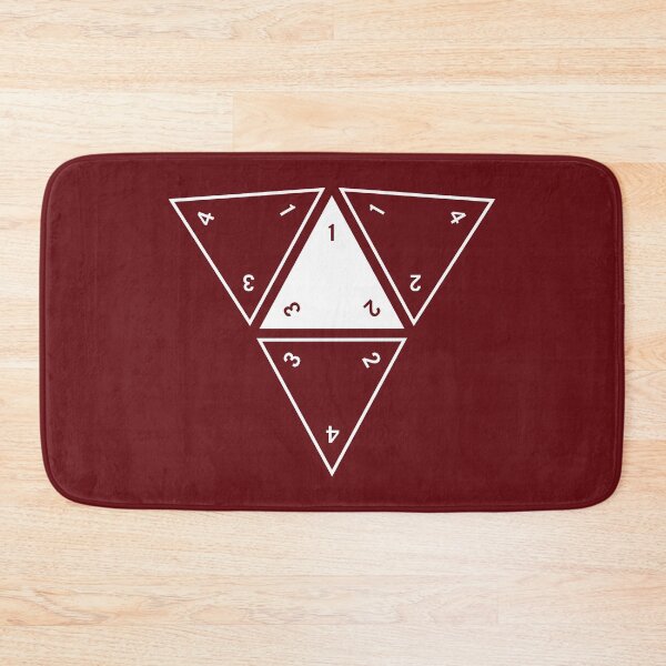 Item preview, Red Unrolled D4 designed and sold by clarkstpress.