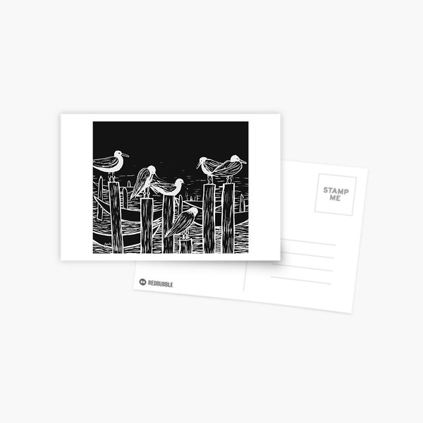 Venice Gulls Postcard