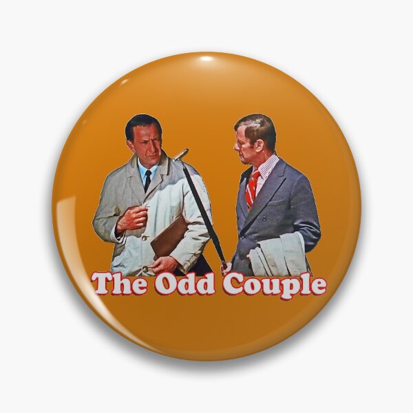 Item preview, Retro Throwback The Odd Couple Felix and Oscar Tribute designed and sold by 90snerd.