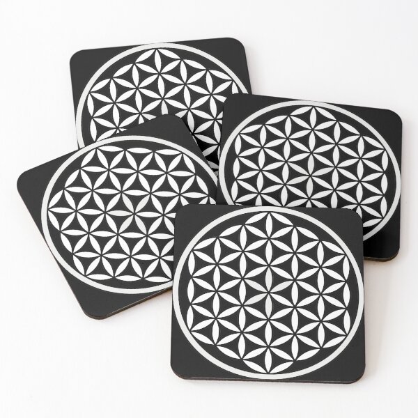 Item preview, Flower of Life Yin Yang designed and sold by azimaplace.