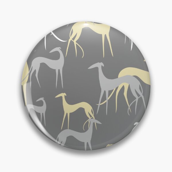 Item preview, Sighthounds in clear grey / yellow designed and sold by lobitos.