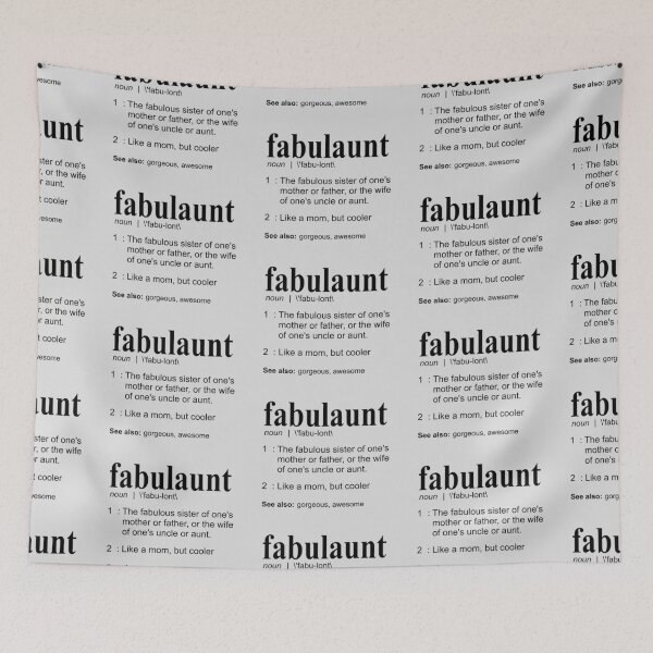 Aperçu de l'œuvre Fabulaunt Definition - Funny Tante Definition, Tante créée et vendue par Bethcentral Designs.