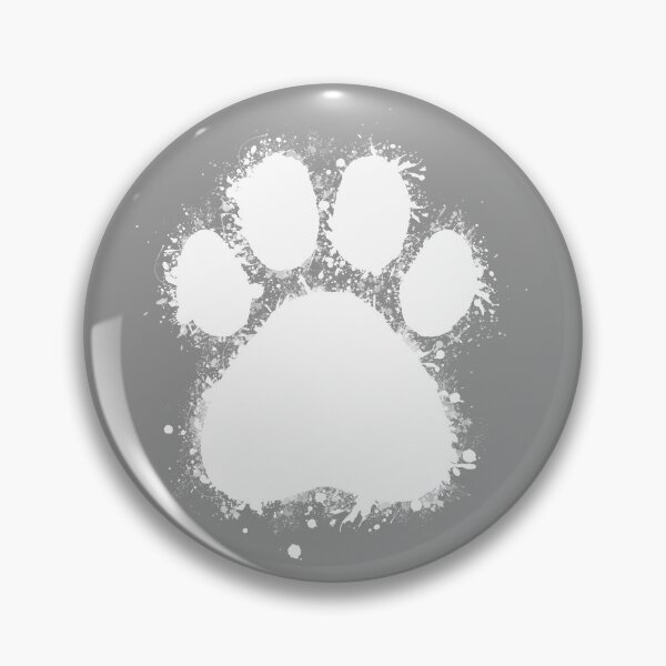Item preview, Splatter Paint Paw Print (White) designed and sold by BluArt422.