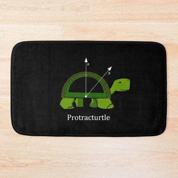 Item preview, Protracturtle -  Funny Math Turtle designed and sold by Bethcentral Designs.