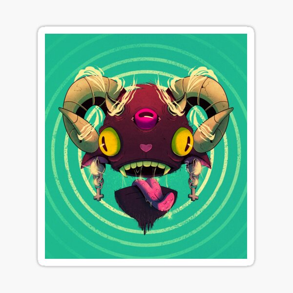 Crazy Goat Sticker
