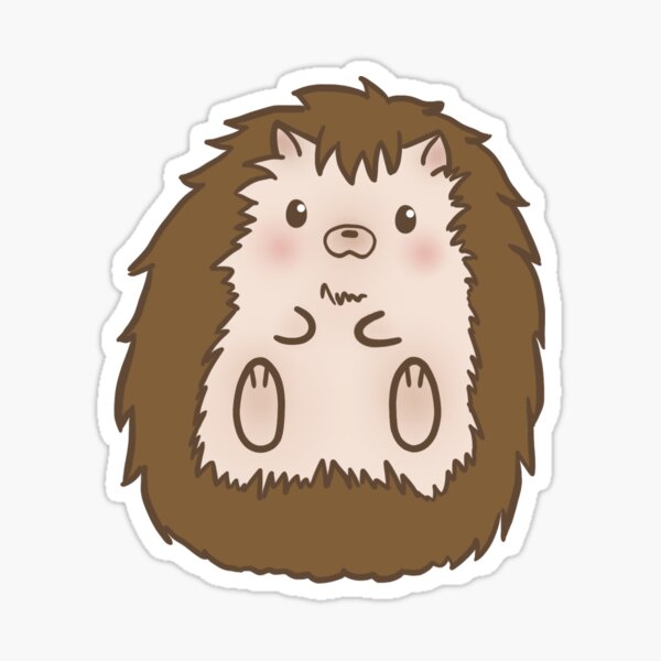 A cute cartoon style hedgehog Royalty Free Vector Image