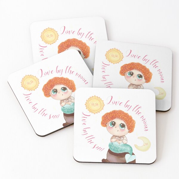 Item preview, live by sun love by moon mermaid designed and sold by ArtInPi.